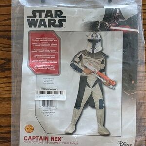 Star Wars Captain Rex Action Figure Costume - White, Blue, Black